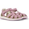 Bicho Leather First Walker Sandals, Pastel Pink - Sandals - 1 - thumbnail