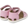 Miko Twins First Walker Sandals, Pastel Pink - Sandals - 5