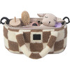 Stroller Organizer, Print Checker Tan - Stroller Accessories - 2