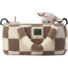 Stroller Organizer, Print Checker Tan - Stroller Accessories - 3