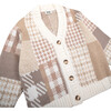 Patchwork Mini Cardigan, Natural & Multicolors - Cardigans - 2