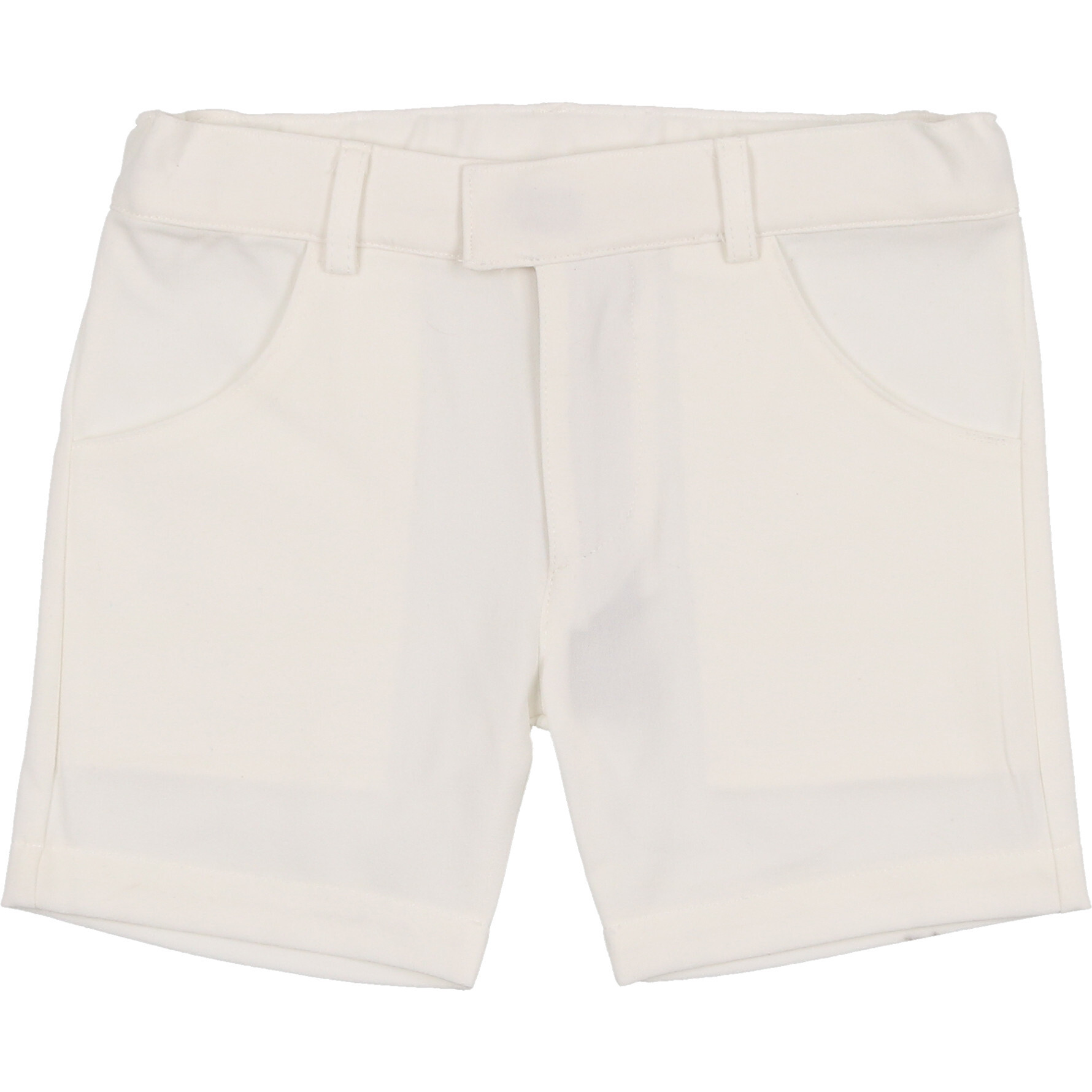 Boys Dress Shorts, White - Shorts - 1
