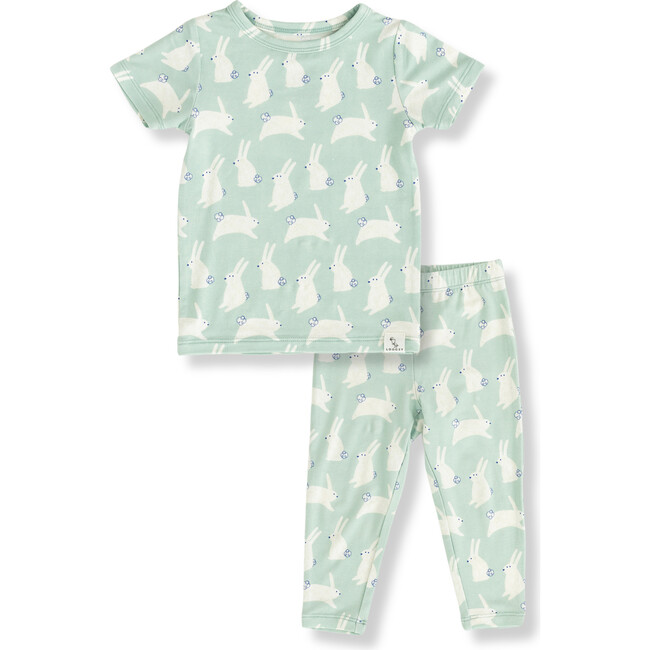 Bunny Super Soft Pajama Set, Mint