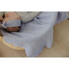 Periwinkle Rib Knit Swaddle Blanket - Swaddles - 2