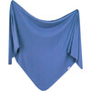 Indigo Rib Knit Swaddle Blanket - Swaddles - 1 - thumbnail