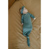 Moss Rib Knit Newborn Knotted Gown - Nightgowns - 2