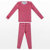 Berry Rib Knit 2-Piece Long Sleeve Pajama Set - Pajamas - 1 - thumbnail