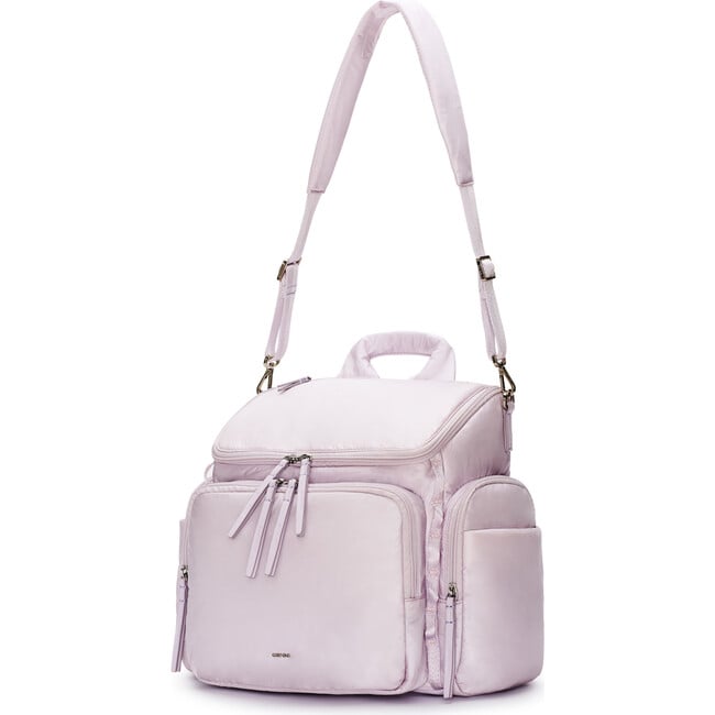 Waterproof Insulated Pockets Removable Caddy Medium Baby Bag, Orchid - Diaper Bags - 3