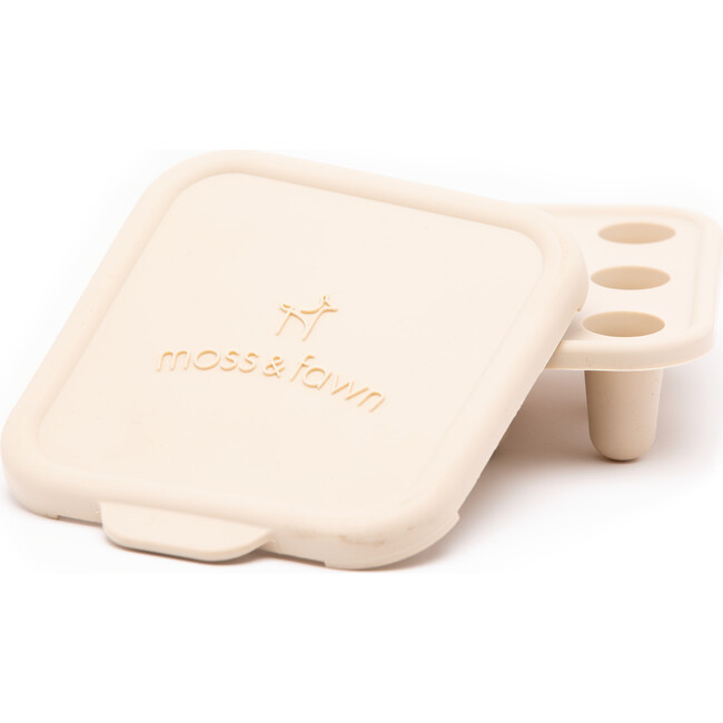 Moss and Fawn Silicone Ice Cube Tray, Ecru