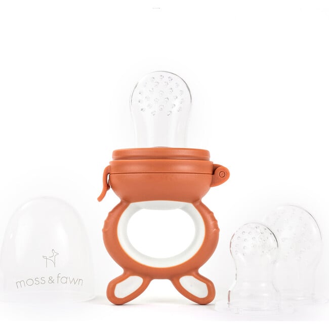 Moss and Fawn Silicone Forage Feeder, Terracotta - Food Storage - 5