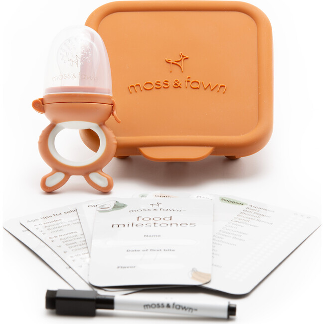 Moss and Fawn Baby's First Bites Bundle, Terracotta