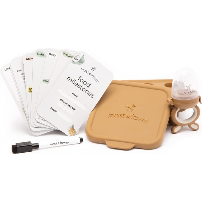 Moss and Fawn Baby's First Bites Bundle, Foliage - Food Storage - 3