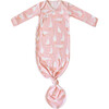 Goosie Newborn Knotted Gown - Nightgowns - 1 - thumbnail