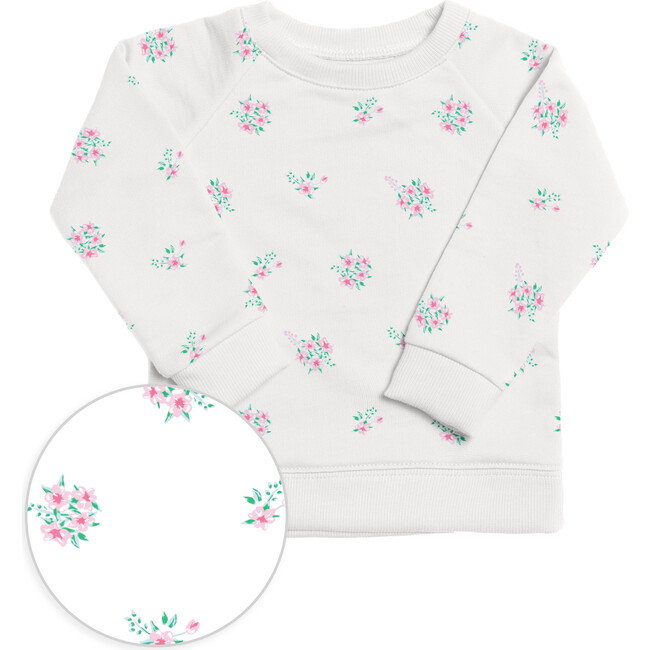 The Organic Pullover Sweatshirt, Ditsy Floral