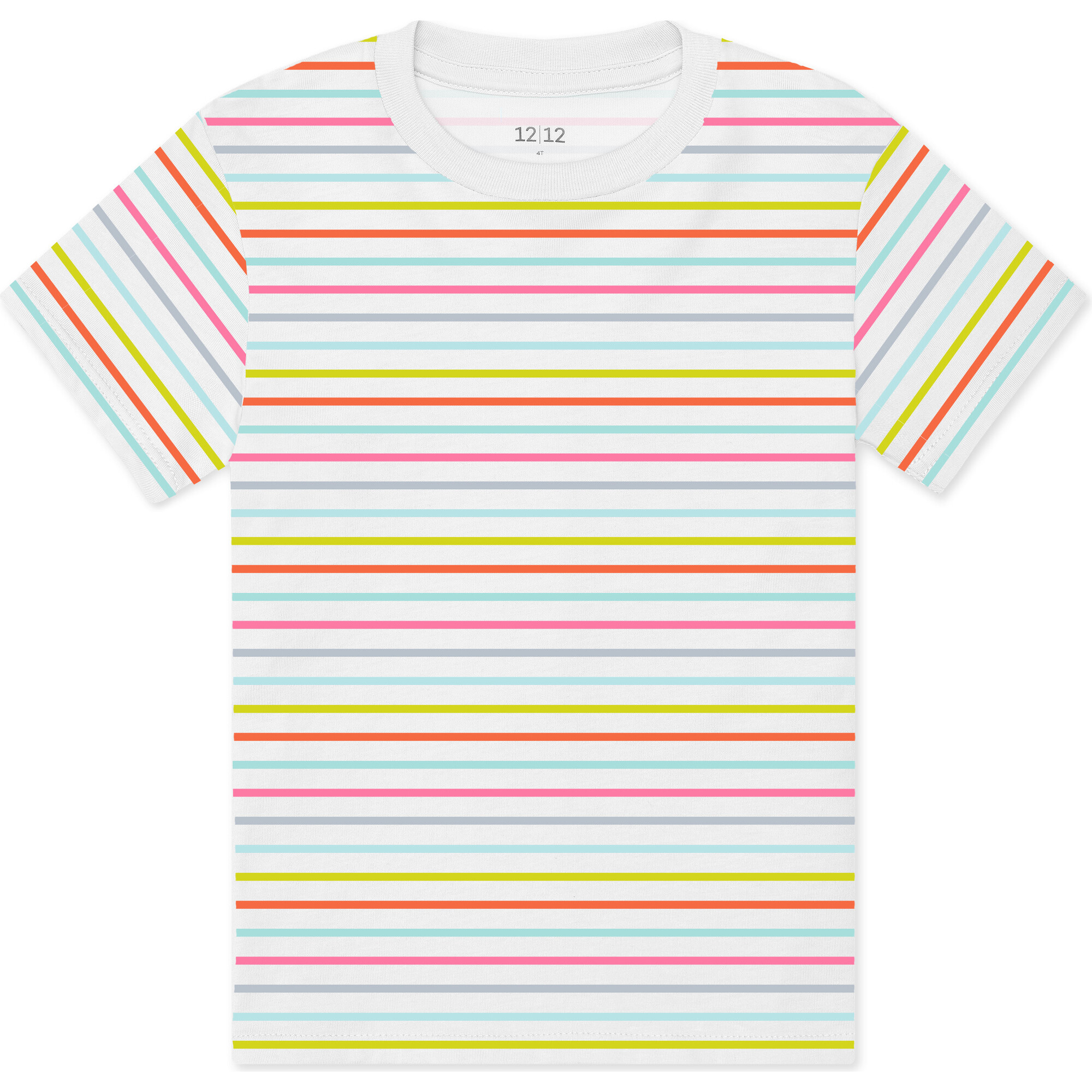The Organic Short Sleeve Tee, Sydney Stripe - T-Shirts - 1