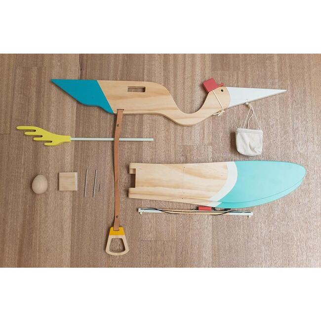 Mobile STORK Large Wood - Mobiles - 3