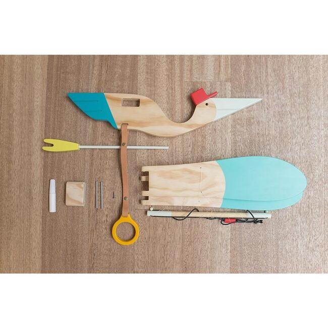 Mobile BIRD Medium Wood - Mobiles - 3