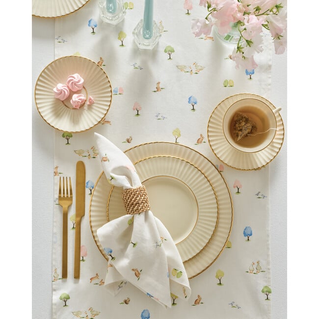 Set of 4 Napkins, Easter Gardens - Tabletop Decor - 3