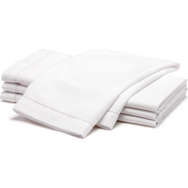 Set of 4 Napkins, White - Tableware - 2