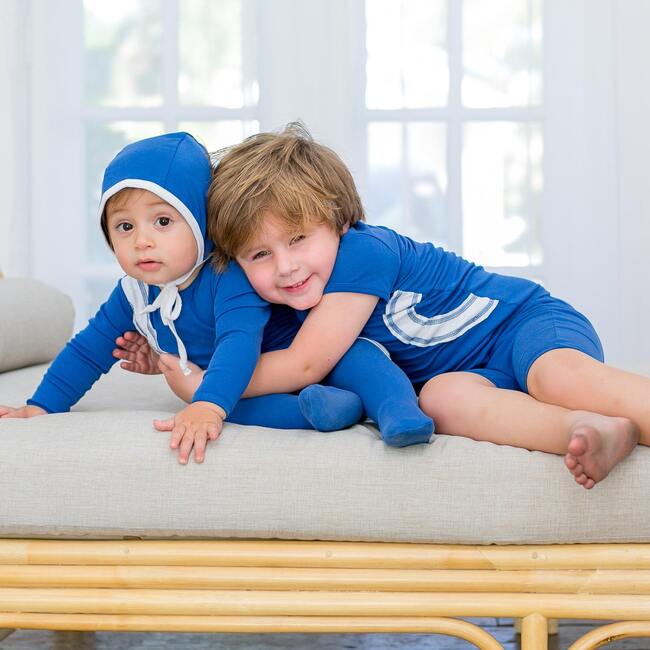Arc Patch 2-Piece Top & Short Set, Sand - Mixed Apparel Set - 2