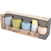 Tiny BIO Sustainable Bioplastic Stacking Play Cups - Bath Toys - 7