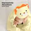Cuddle Organic Baby Hooded Towel 35X35, Lion - Bath Accessories - 5