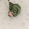 Organic Cotton Bunny Fitted Crib Sheet, White - Crib Sheets - 2