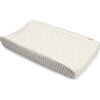 Organic Cotton Stripe Change Pad Cover, White - Changing Pads - 1 - thumbnail