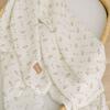 Organic Cotton Poppy Single Swaddle, White - Swaddles - 2