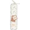 Organic Cotton Poppy Single Swaddle, White - Swaddles - 8