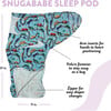 Snugababe Print Swaddle Sleep Pod, Cars - Swaddles - 3