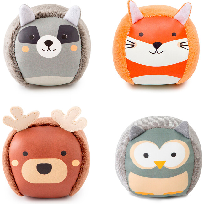 Roly Poly Balls - Forest Set of 4 - Plush - 2