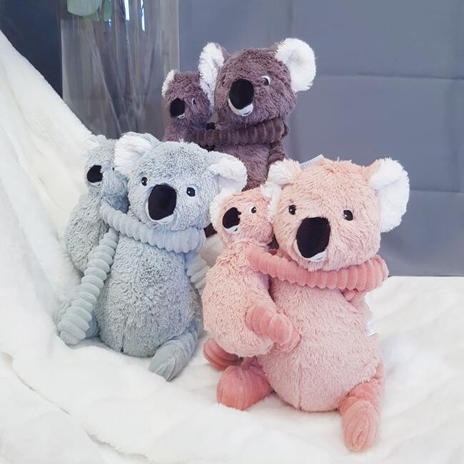 KOALA - MOM & BABY - PINK - Plush - 5