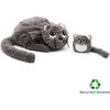 CAT - MOM & BABY - BROWN GREY - Plush - 1 - thumbnail