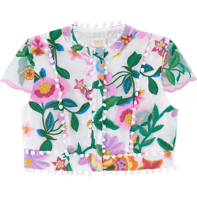 Stella Embroidered Top Floral