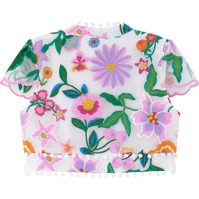 Stella Embroidered Top Floral - Blouses - 3