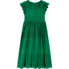 Naomi Embroidered Maxi Dress Green - Dresses - 3