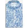 Day Party Print Shirt, Blue Palms - Shirts - 2