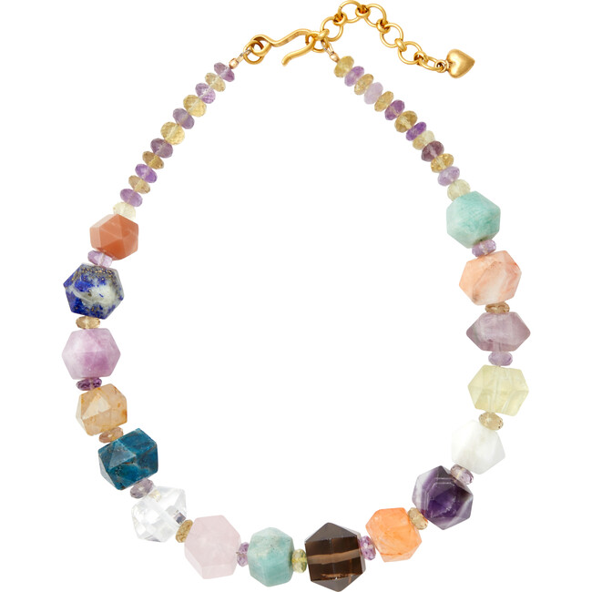 Women's Hendrix Semi-Precious Gemstone Necklace, Multicolors