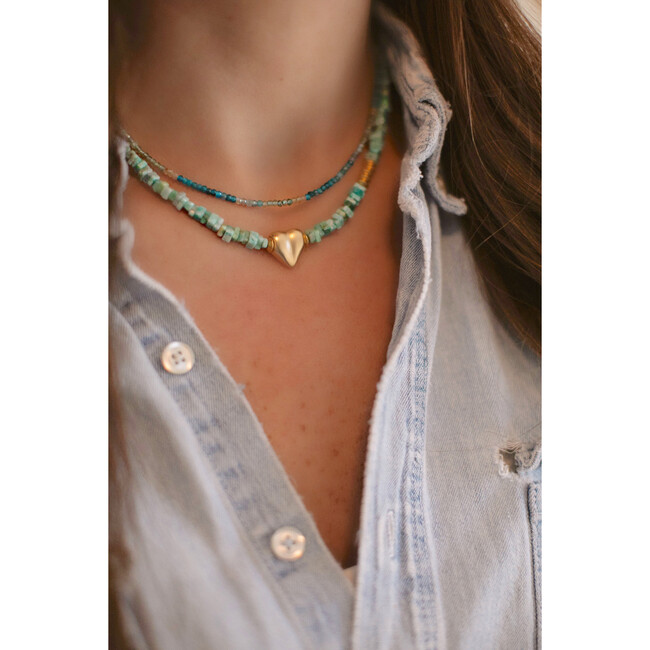 Women's Confetti Necklace, Amazonite - Bracelets - 3