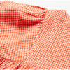 Pat-A-Cake Mini Check Linen Dress, Strawberry & Oat - Dresses - 3