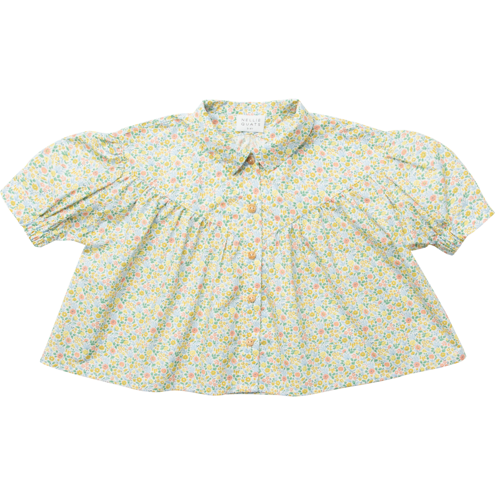 Duck Duck Goose Liberty Print Cotton Blouse, Astrid Niva - Blouses - 1