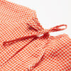 Hopscotch Mini Check Linen Dress, Strawberry & Oat - Dresses - 3