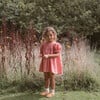 Draughts Mini Check Linen Dress, Strawberry & Oat - Dresses - 7