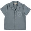 Checked Classic Collar Patch Pocket Shirt, Blue - Shirts - 1 - thumbnail