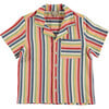 Baby Stripes Double Gauze Shirt, Multicolors - Shirts - 1 - thumbnail