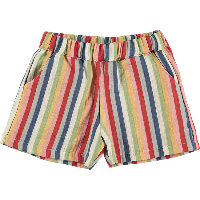 Stripes Baby Double Gauze Shorts, Multicolors