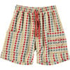 All-Over Blocks Patch Pockets Drawstring Shorts, Multicolors - Shorts - 2