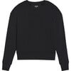 Women's Sonja Fleece Sweatshirt, Black - Sweatshirts - 1 - thumbnail