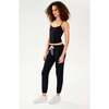 Women's Sonja Fleece Sweatpant, Black - Sweatpants - 5